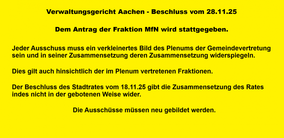 Rechtswidriger Beschluss